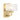 Moreno2 1lt Wall Light Antique Gold with Clear Glass E14