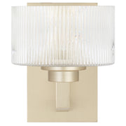 Moreno2 1lt Wall Light Antique Silver with Clear Glass E14