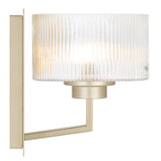 Moreno2 1lt Wall Light Antique Silver with Clear Glass E14