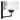 Moreno2 1lt Wall Light Black with Clear Glass E14