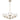 Moreno 5lt Pendant Antique Silver with Clear
