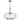 Mornet Gold / Textured Clear Glass Pendant E27