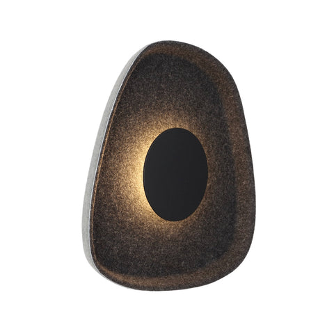 MORO 5W LED 3000K Black and Grey Felt Acoustic Wall Light