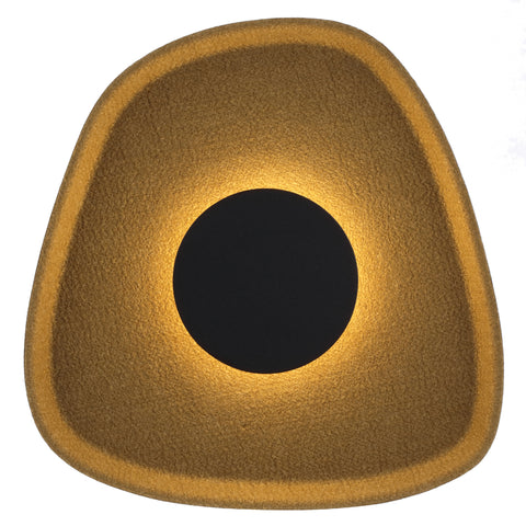MORO 5W LED 3000K Black and Green Felt Acoustic Wall Light