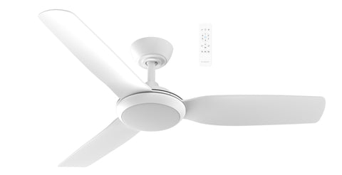 Viper DC 48 Smart 3 BLADE Ceiling Fan White with Dimmable CCT LED Light