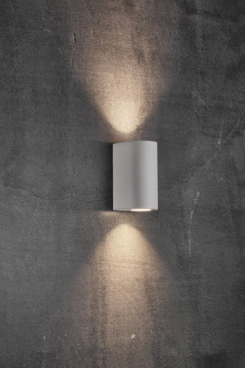 Canto Maxi 2 Wall Aluminium White, Clear