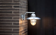 Nibe IP54 Galvanized Steel and Glass Wall Light