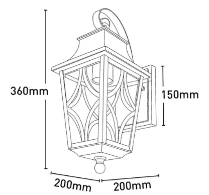 Maine Exterior Coach Light