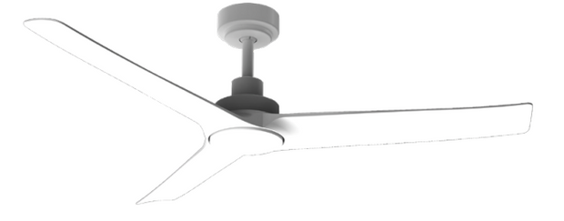 Cordoba DC 52 SMART Ceiling Fan Matt White with LED Light