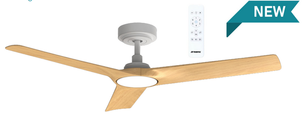 Cordoba DC 52 SMART Ceiling Fan Matt White and Oak