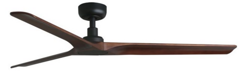 Cordoba DC 52 SMART Ceiling Fan Matt Black and Walnut