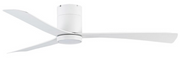 Metro 52 DC Smart Hugger Ceiling Fan Matt White with CCT LED Light