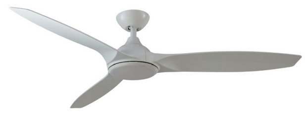 Newport DC 56 3 ABS SMART Ceiling Fan Matt White with Dimmable CCT LED Light