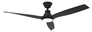 Triumph DC 52 Smart Ceiling Fan Black with Dimmable CCT LED Light