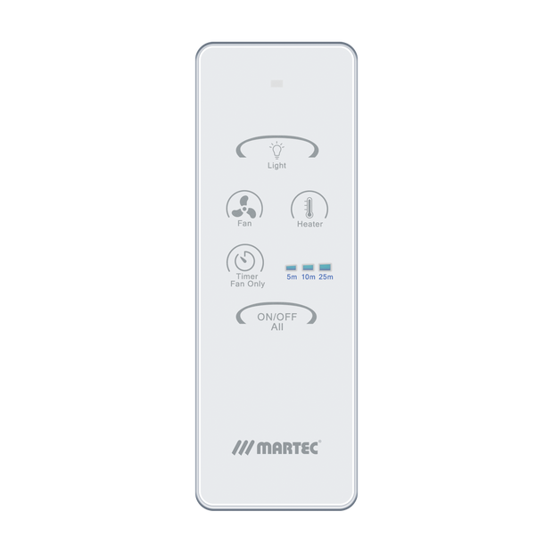 Remote Control Kit to Suit 3 in 1 Bathroom Heater Exhaust Fan