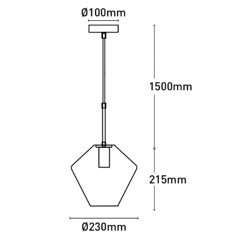 Melba Pendant Light - Short