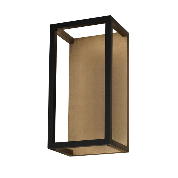 Mirage 12W LED Tricolour Wall Exterior Matt Black