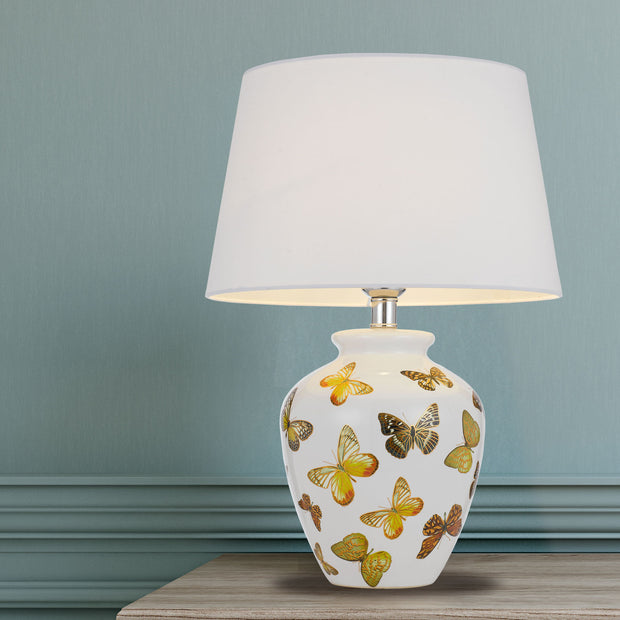 Nabi Butterfly Table Lamp White