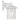 Nadira IP43 Wall Light White with Clear Seeded Glass