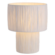 Nativa Large Table Lamp White Raffia