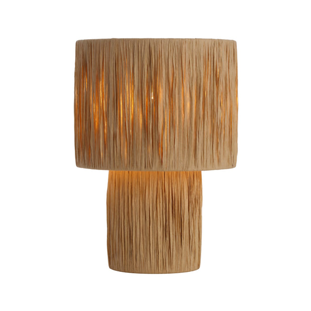 Nativa Small Table Lamp Natural Raffia