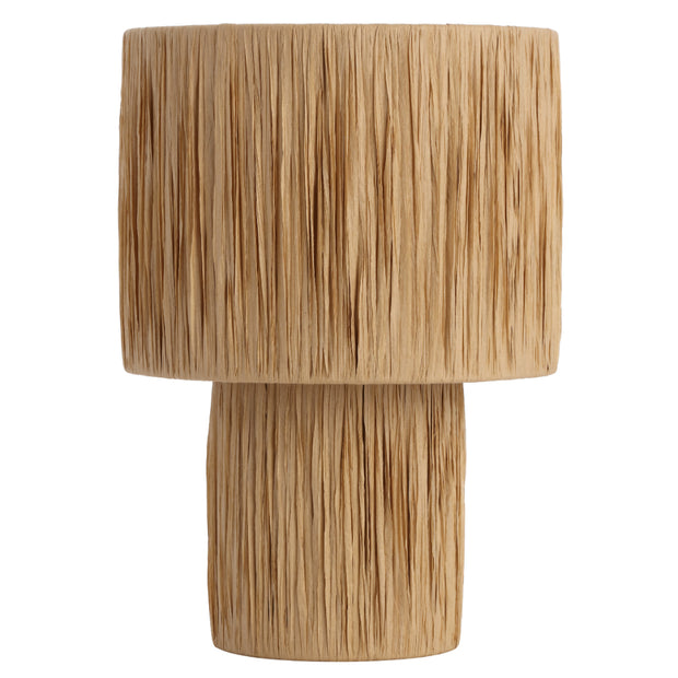 Nativa Small Table Lamp Natural Raffia