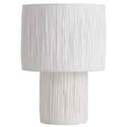 Nativa Small Table Lamp White Raffia