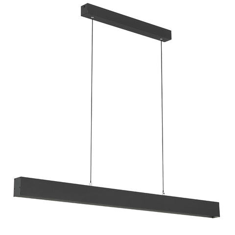 NAVARO II 40W LED CCT Triac Dimmable Black 1200mm Pendant