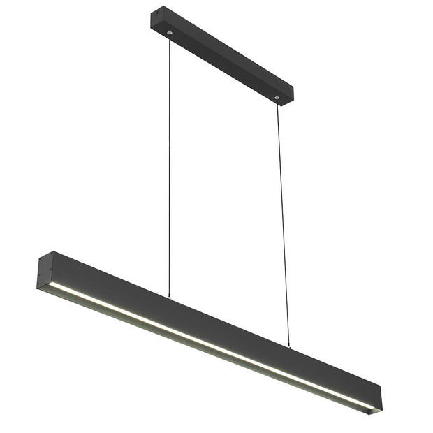 NAVARO II 40W LED CCT Triac Dimmable Black 1200mm Pendant