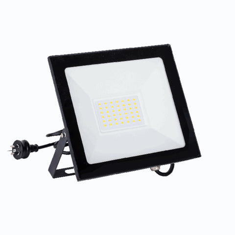 30w LED 4000K IP65 Flood Light with Flex and Plug