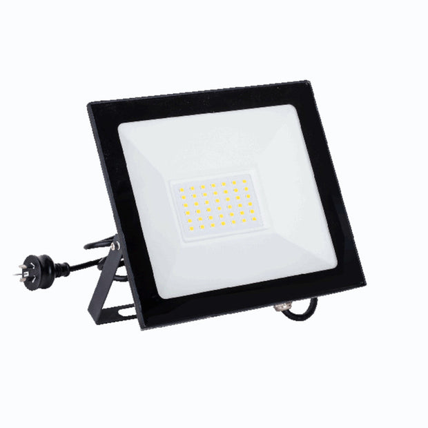30w LED 4000K IP65 Flood Light with Flex and Plug