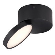 Netra 15w Tilt CCT LED Surface Mounted Downlight Black