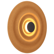 NIRO 5W LED 3000K 60cm Black and Orange Felt Ripple Acoustic Wall Light