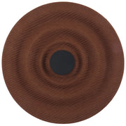 NIRO 5W LED 3000K 60cm Black and Brown Felt Ripple Acoustic Wall Light