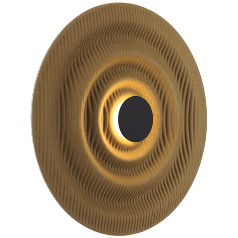 NIRO 5W LED 3000K 60cm Black and Green Felt Ripple Acoustic Wall Light