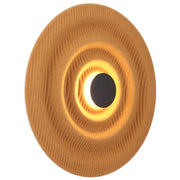 NIRO 5W LED 3000K 60cm Black and Orange Felt Ripple Acoustic Wall Light