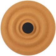 NIRO 5W LED 3000K 60cm Black and Orange Felt Ripple Acoustic Wall Light