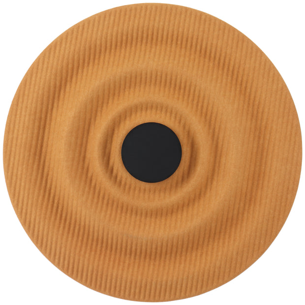 NIRO 5W LED 3000K 60cm Black and Orange Felt Ripple Acoustic Wall Light