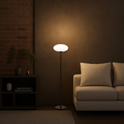 Nori Floor Lamp Black and Opal