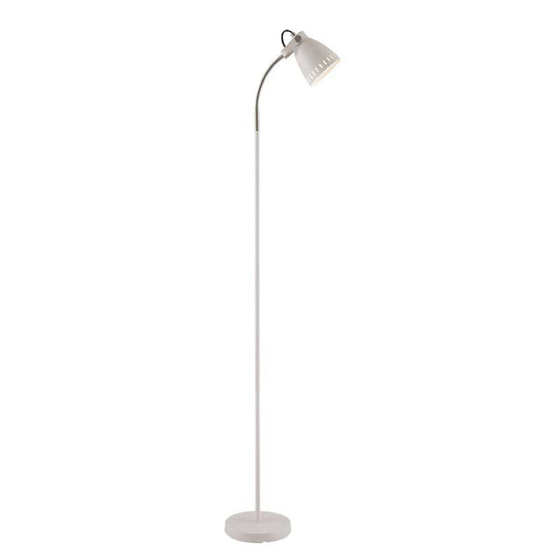 NOVA White E27 Adjustable Floor Lamp