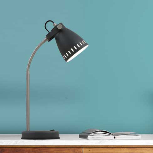 NOVA Dark Grey E27 Adjustable Table Lamp