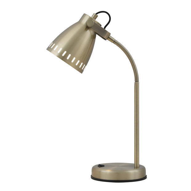NOVA Antique Brass E27 Adjustable Table Lamp