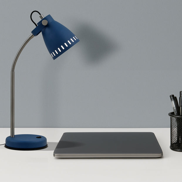 NOVA Blue E27 Adjustable Table Lamp