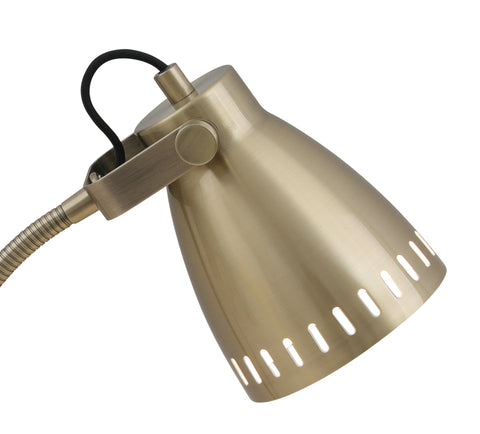 NOVA Antique Brass E27 Adjustable Table Lamp