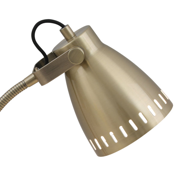 NOVA Antique Brass E27 Adjustable Table Lamp