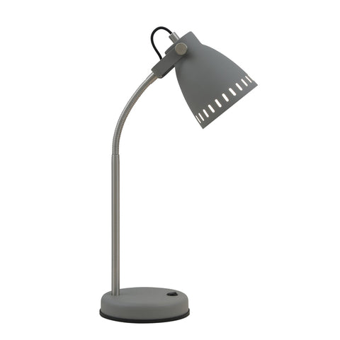 NOVA Grey E27 Adjustable Table Lamp
