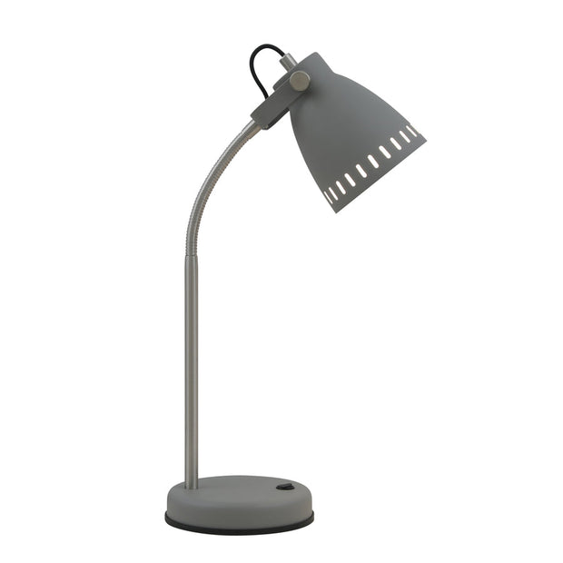 NOVA Grey E27 Adjustable Table Lamp