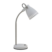 NOVA White E27 Adjustable Table Lamp