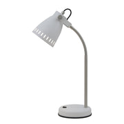 NOVA White E27 Adjustable Table Lamp