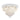 Odessa 60 Close to Ceiling Light Chrome, White and Clear